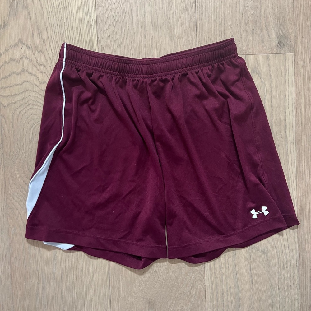 FREE with purchase. Under Armour Maroon Athletic Shorts